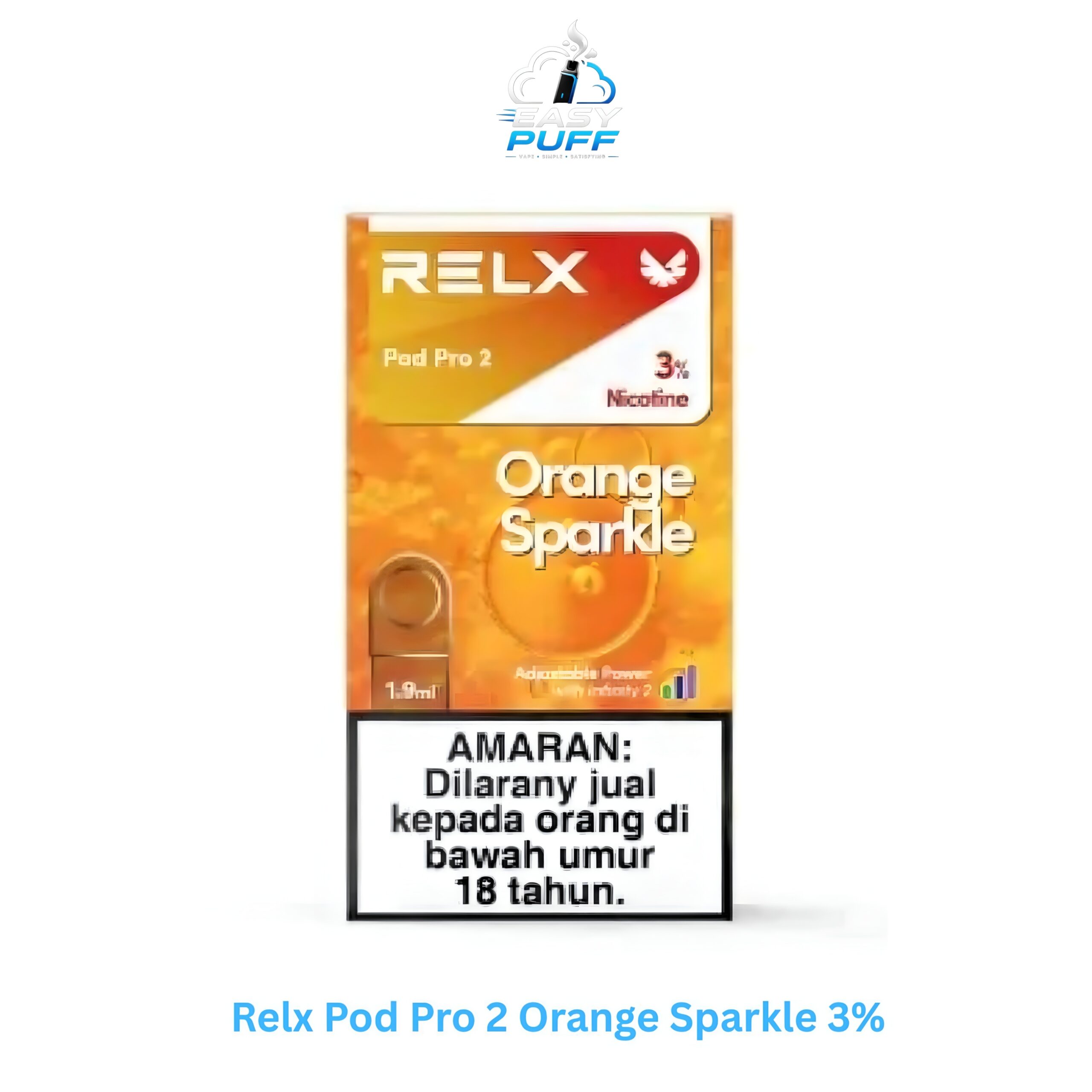 Picsart_26-07-30_01-26-55-785 RELX Pod Pro 2 Orange Sparkle 3% in Dubai Abu Dhabi UAE - Image 1
