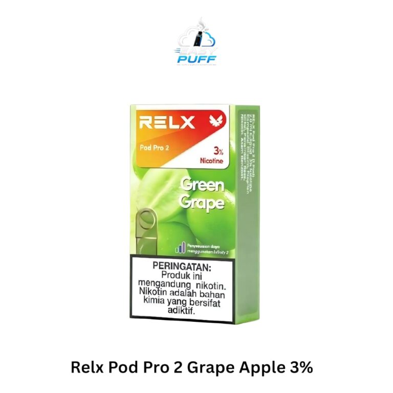 RELX Pod Pro 2 Grape Apple 3% in Dubai Abu Dhabi UAE