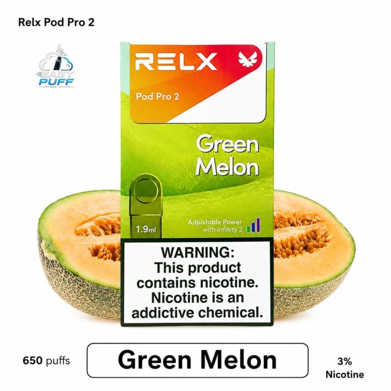 RELX Pod Pro 2 Green Melon 1.55% in Dubai Abu Dhabi UAE