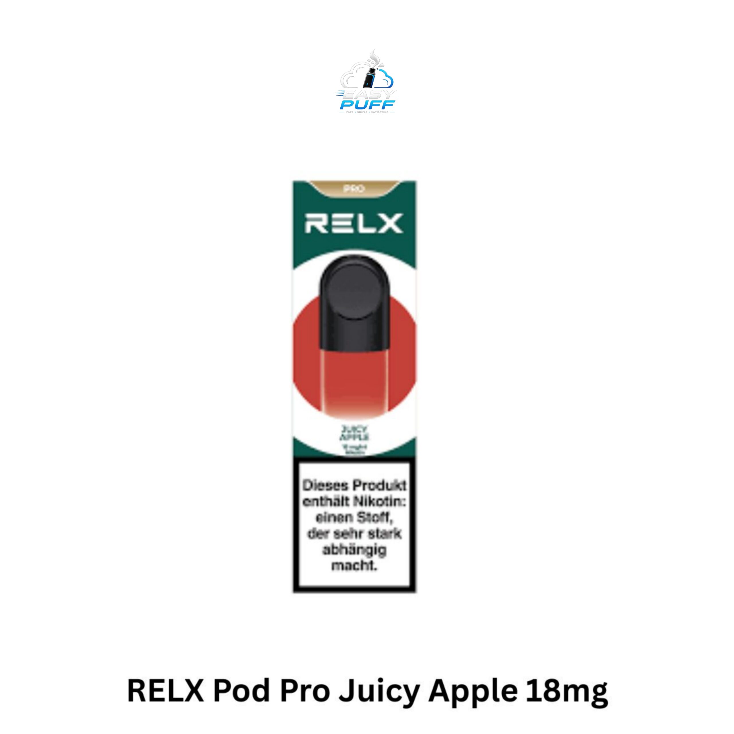 Picsart_26-08-06_10-51-45-987 RELX Pod Pro Juicy Apple 18mg – Dubai, UAE - Image 1